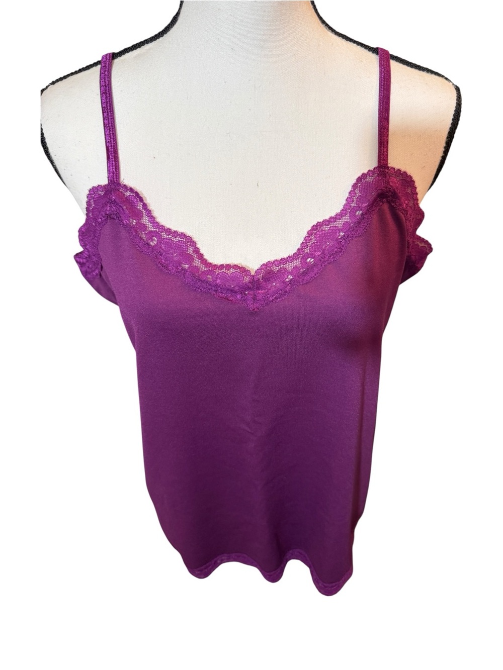Fashion Bug Plum Stretch Camisole Tank Top, size XL, NWOT - Picture 5 of 9